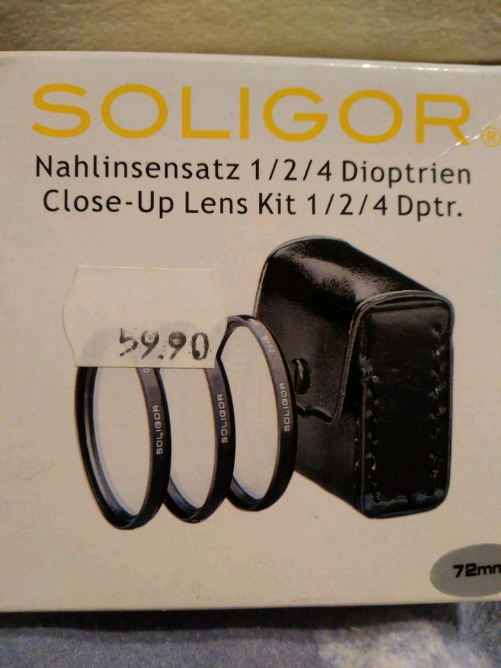 Soligor Nahelinsensatz 72mm 77mm in Erkheim