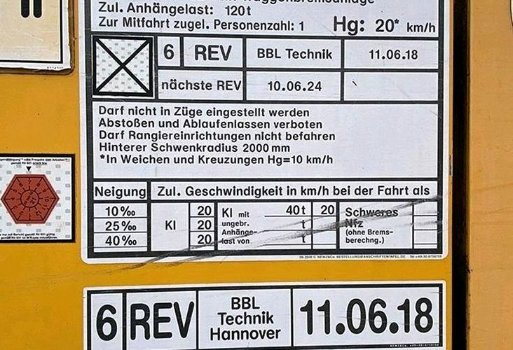 Atlas Zweiwegebagger 1604 Gleisbau in Gummersbach