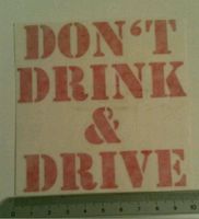 Dont drink and drive auto sticker Aufkleber tuning oem decal jdm Nordwestmecklenburg - Landkreis - Selmsdorf Vorschau