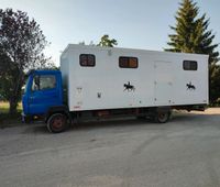 MERCEDES-BENZ 814 Turnierpferde 7,49t Motocross Wohnmobil Pferde Baden-Württemberg - Obernheim Vorschau