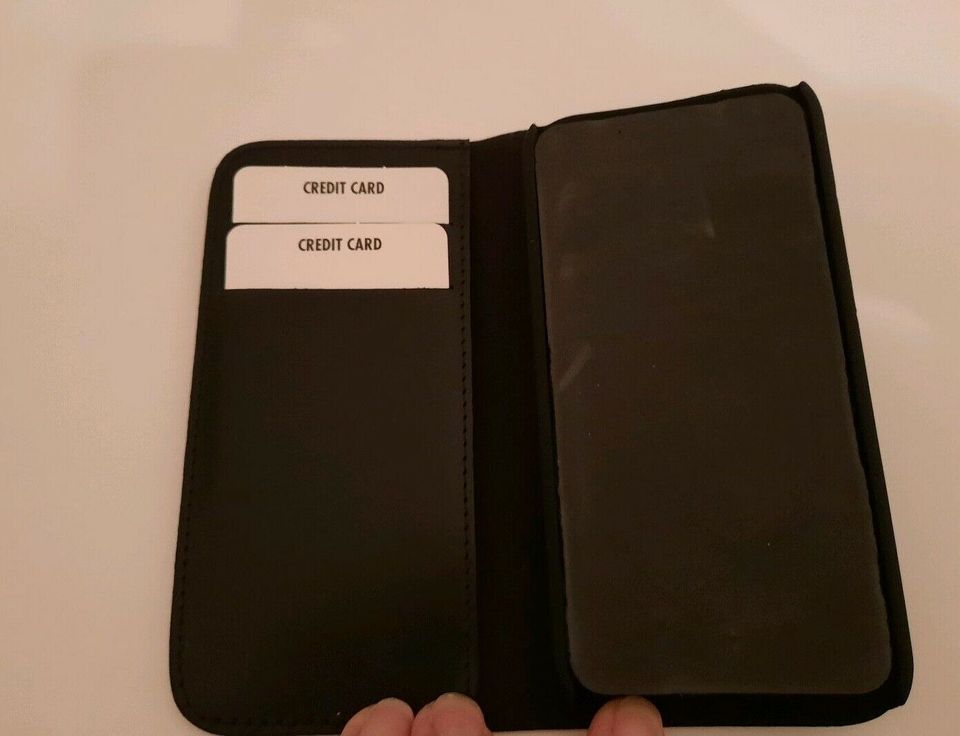 Handyhülle Leder schwarz nagelneu für HTC One M8 mini in Norderstedt