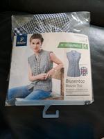 Tchibo Blusentop blau weiß kariert Bluse 42 Duisburg - Walsum Vorschau