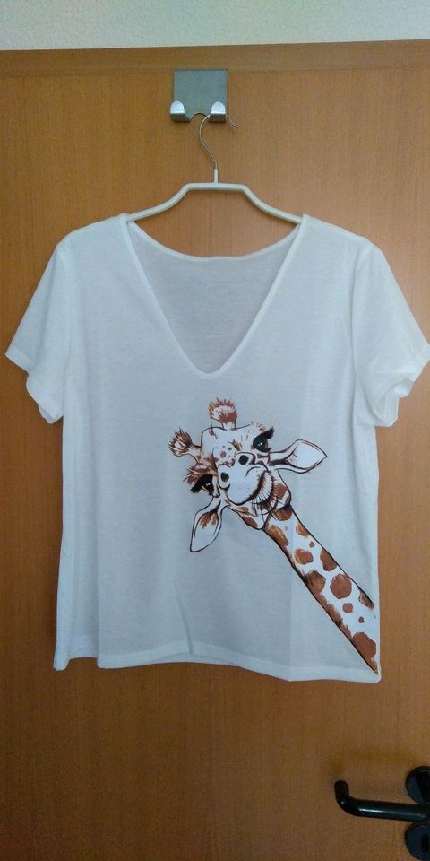 T-Shirt mit Giraffe, Größe XL, Neu in Schüttorf