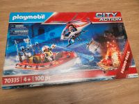 Playmobil City Action Feuerwehreinsatz mit Heli und Boot  NEU/OVP Bayern - Kösching Vorschau