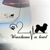 Auto Aufkleber | Japan Chin | Wunschname on board | Hunde Sticker Köln - Köln Merheim Vorschau