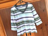 LERROS Damen Sommer T-Shirt Pullover 40/42 L/XL weiß Streifen Nordrhein-Westfalen - Jüchen Vorschau