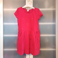 Süßes pinkes Kleid mit Glitzerherzen von H&M Gr. 110/116 Bayern - Eching (Niederbay) Vorschau