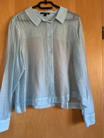 Transparente hellblaue Bluse von Comma Größe 44 Hessen - Eschenburg Vorschau
