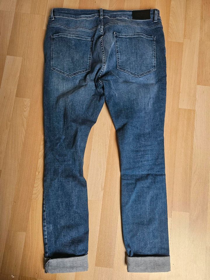 Jeans Slim Fit Destroyed Look Herren Fak-Tor W36 L34 in Lebach