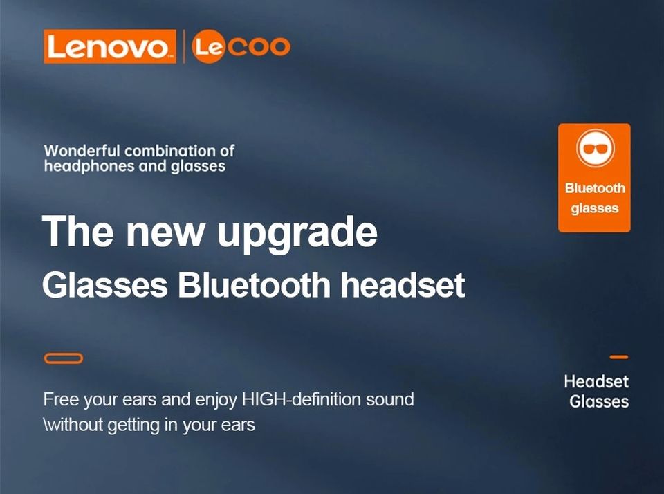 SMARTE SONNENBRILLE LENOVO LECOO C8 TELEFONIEREN MUSIK HÖREN NEU in Düren