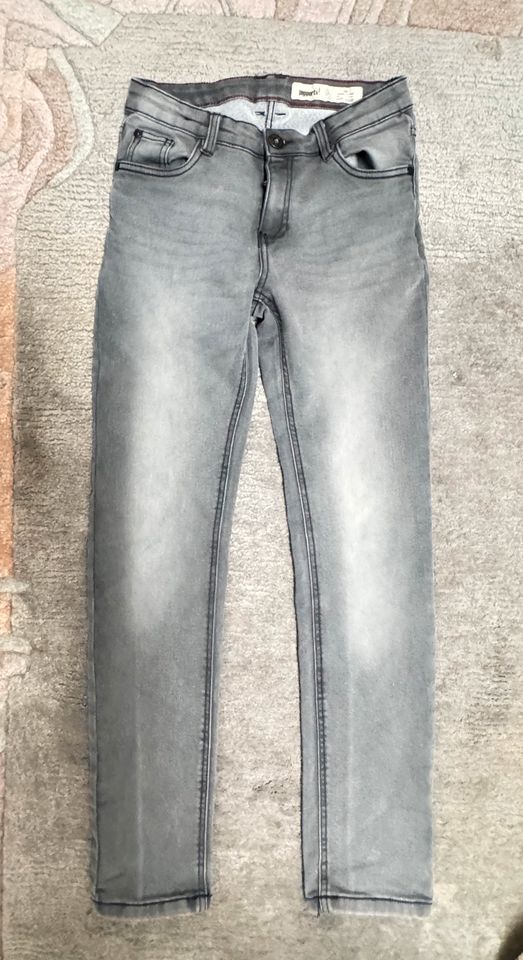 Thermojeans Thermohose Jeans grau Pepperts Gr 164 in Hochspeyer