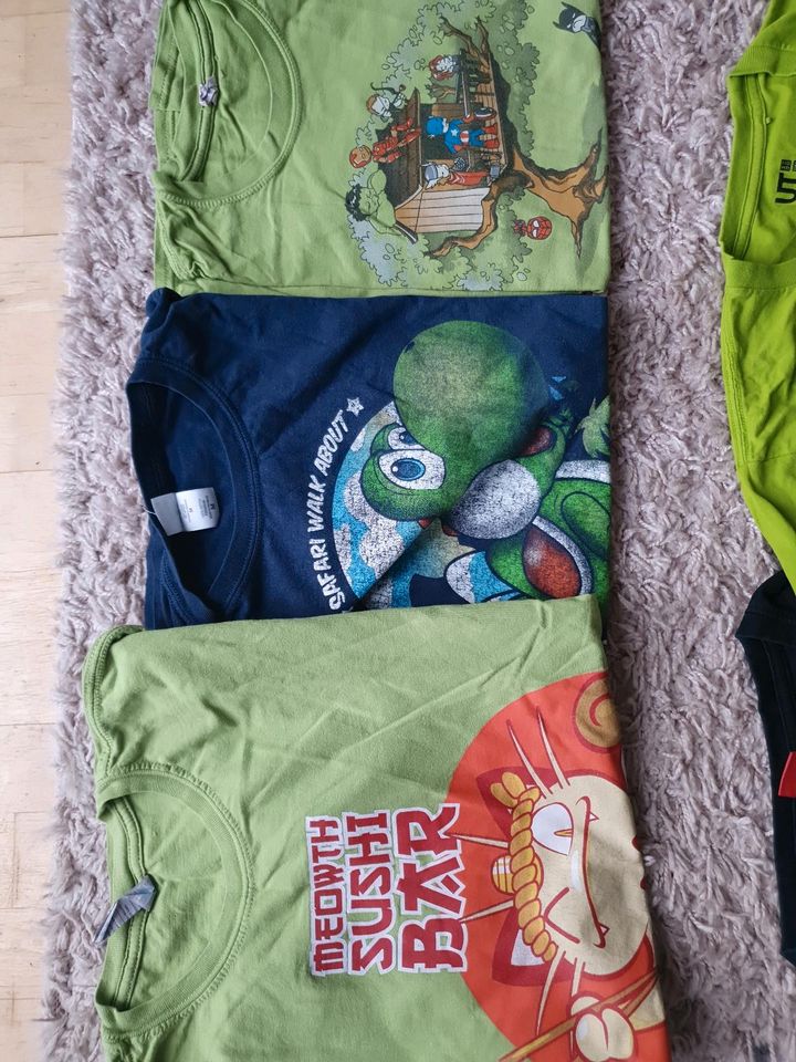 Nerd T-shirts Gr M qwertee disney marvel mario in Stein