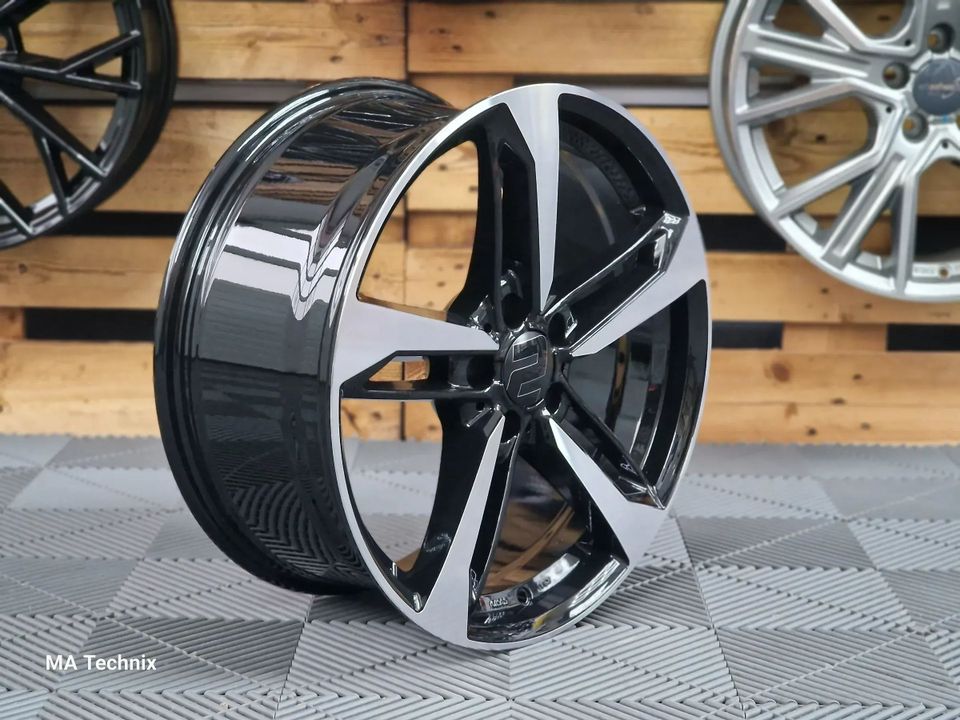 ⭐ 18 Zoll Wheelworld WH36 Alufelgen NEU 2DRV schwarz poliert Felgen für Mercedes-Benz Vito Tourer W447 C-Klasse T-Model S205 CLA Shooting Brake X117 X118 C-Klasse Coupe C205 C-Klasse Cabriolet A205 in Schmalkalden