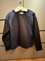 SANDRO Paris Sweatshirt Pullover Schwarz Blau Seide, Scuba Top Zu Hamburg-Mitte - Hamburg St. Pauli Vorschau