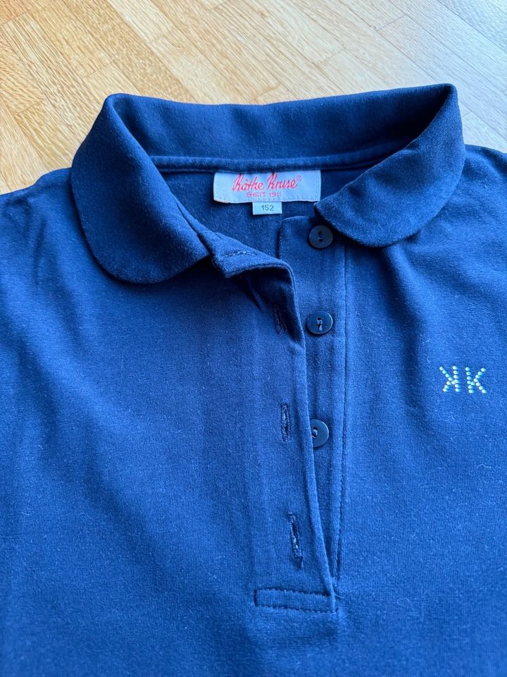 Käthe Kruse Mädchen Poloshirt 146 / 152 blau top in Kiel