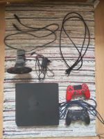 Playstation 4 Slim 500 GB mit 2 Controllern + Zubehör Niedersachsen - Aurich Vorschau