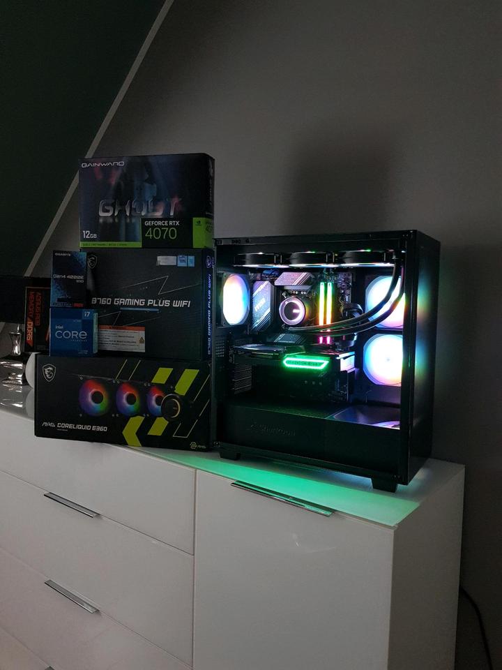 Neu High Gaming PC ✅RTX 4070 12GB✅32GB DDR5 RGB✅Intel✅Lesen✅ in Kleve
