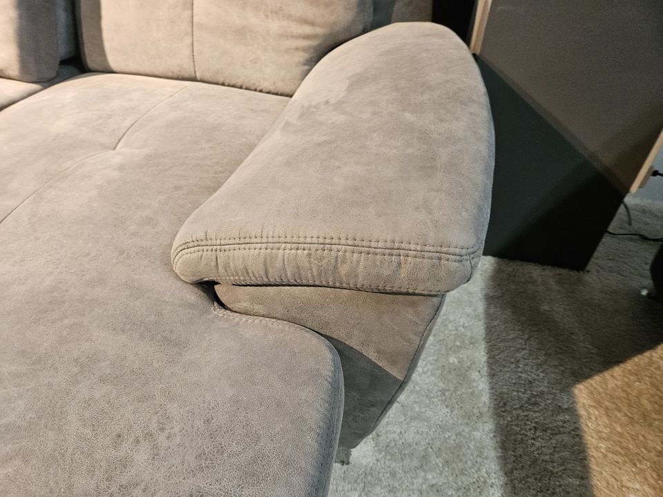 NEU Wohnlandschaft Couch Sofa 3x Sitztiefenverstellung Federkern in Bocholt