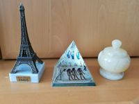 Glas Pyramide Ägypten, Deko Figur Paris Eiffel Tower, Dose Mitte - Wedding Vorschau