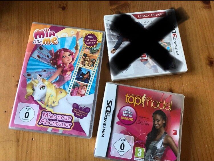 DVD Mia and me, Nintendo DS TopModel - je 2€ in Schweitenkirchen