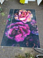 Floraler Teppich von PAD Blumen schwarz rosa pink Schleswig-Holstein - Holtsee Vorschau