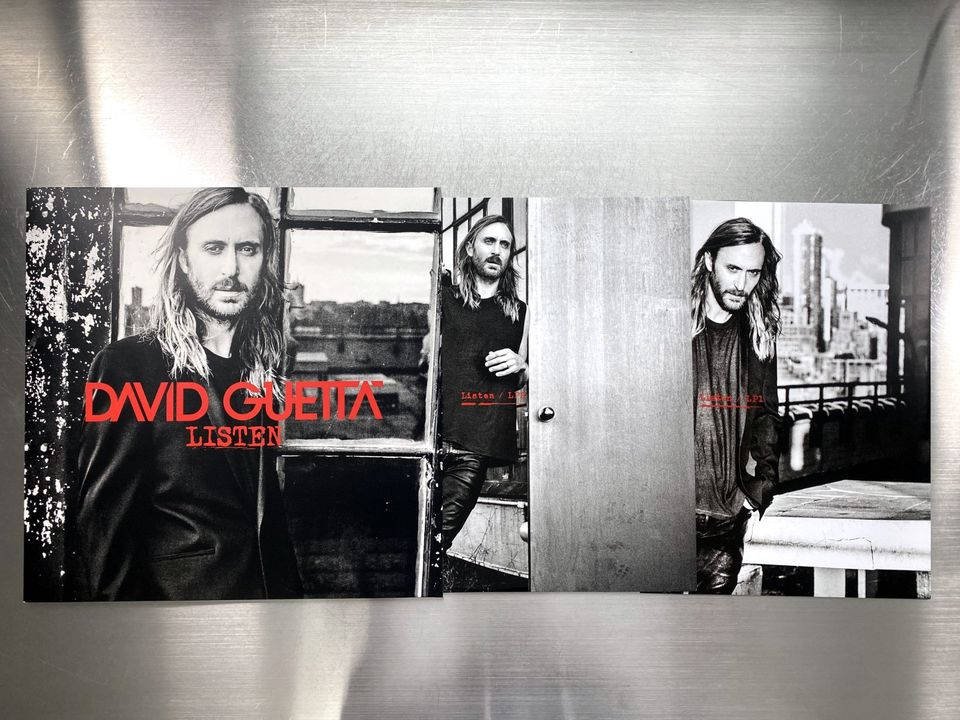 David Guetta - Listen, limited silver 2 Vinyl NM in Iserlohn