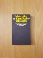 Batscha Materialien Kants Rechtsphilosophie Suhrkamp Buch Bücher Frankfurt am Main - Gallusviertel Vorschau