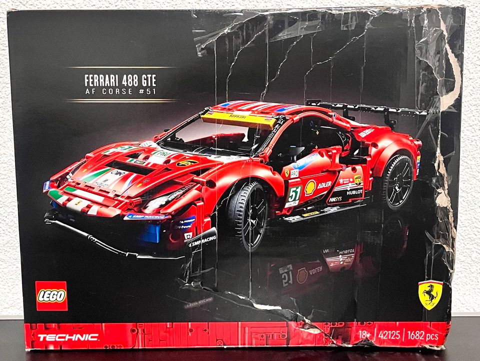 Neu LEGO Technic 42125 Ferrari 488 GTE “AF Corse #51” in Erbach