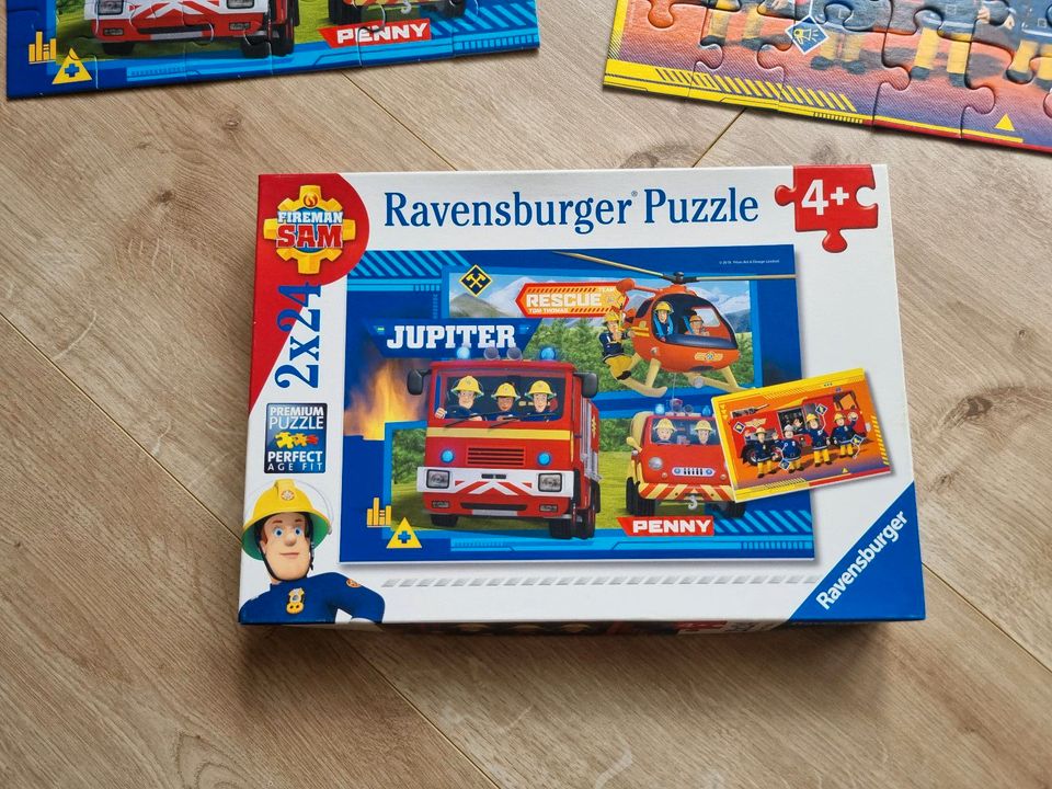 Puzzle 78264 Feuerwehrmann Sam 2x24 Teile Ravensburger in Reinheim