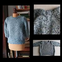 Only 50er Style Strickpullover mit Puffärmel M 38/40 Blau NEU Kr. Dachau - Dachau Vorschau