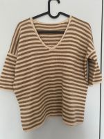 Braun beige gestreiftes Stricktshirt Aachen - Aachen-Mitte Vorschau