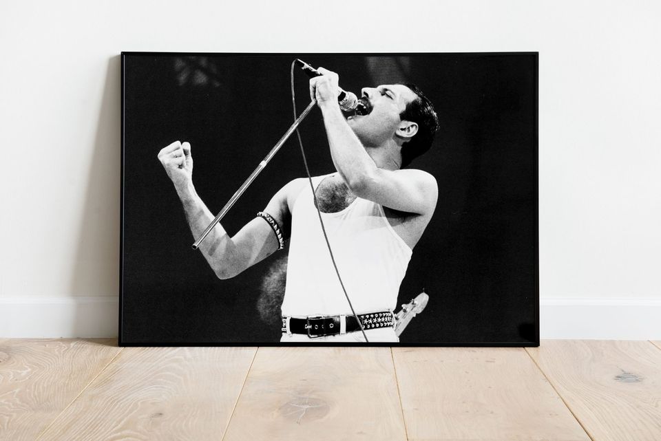 Poster Wandbild Kunstdruck Bild Freddie Mercury Queen NEU in Wegberg