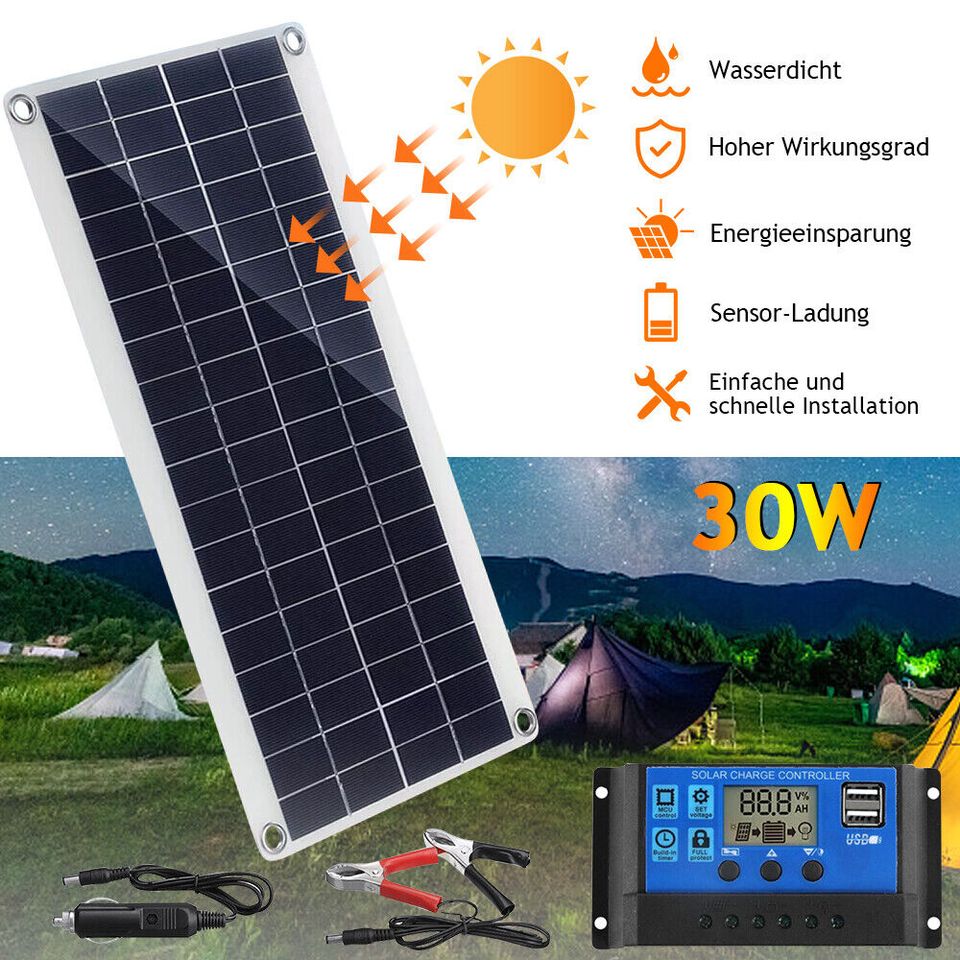 Solarpanel 2000W Solaranlage Photovoltaik Balkonkraftwerk in Weilburg