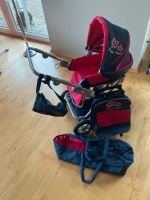 Puppenwagen Set mit Rollkoffer und kleiner Tasche Nordrhein-Westfalen - Extertal Vorschau