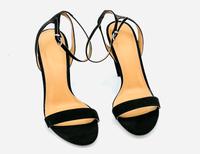 ⭕️ asos SHOES | Sandalen | samt | schwarz | Absatzsandalen | NEU Mecklenburg-Vorpommern - Burow Vorschau