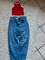 Jeans Mom fit Gr.36 pull &bear top erhalten Niedersachsen - Martfeld Vorschau