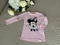 Shirt Bluse Longsleeve Gr. 116 Mickey Glitzer Pailetten Top Rheinland-Pfalz - Bad Bergzabern Vorschau