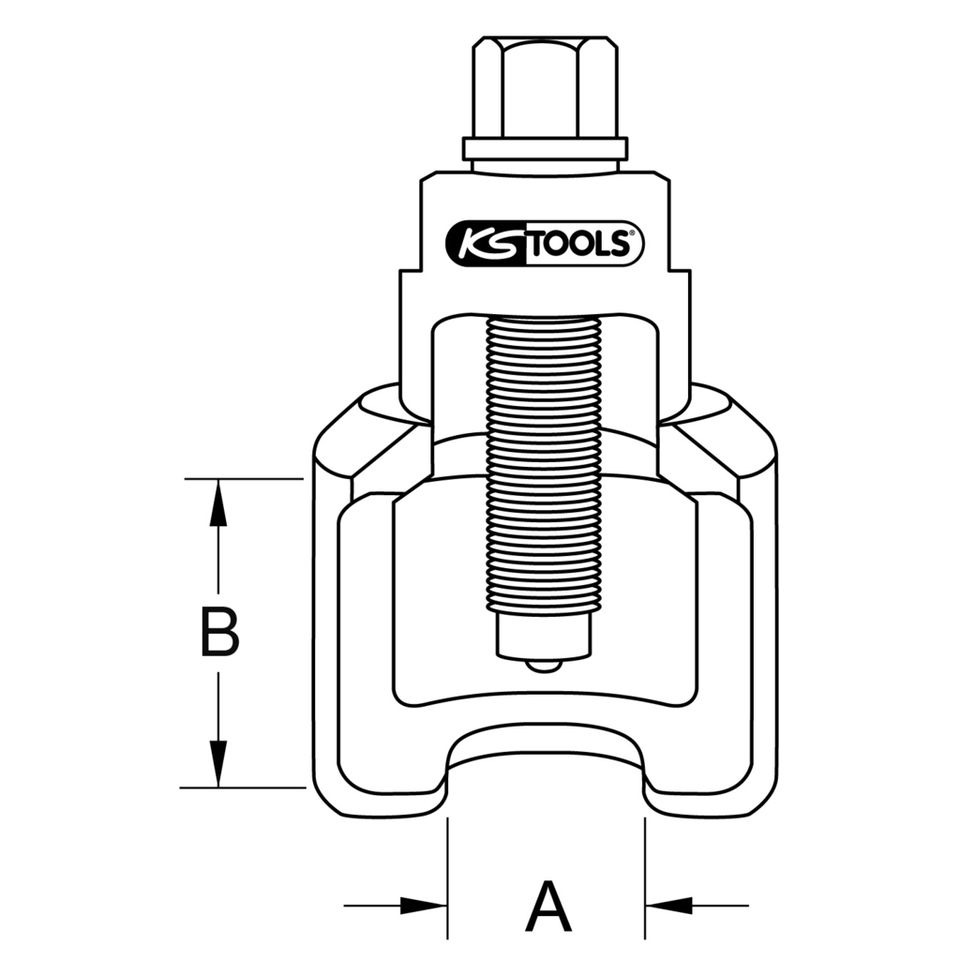 KS Tools 460.0475 Vibro-Impact Universal-Kugelgelenk-Abzieher in Kelheim