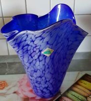 +++ grosse Design Vase blau weiss Handarbeit Weinfurtner +++ Nordrhein-Westfalen - Willich Vorschau