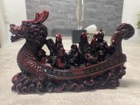 Chinesische Drache Figur 7 Glückgötter Glück Stein Frankfurt am Main - Preungesheim Vorschau