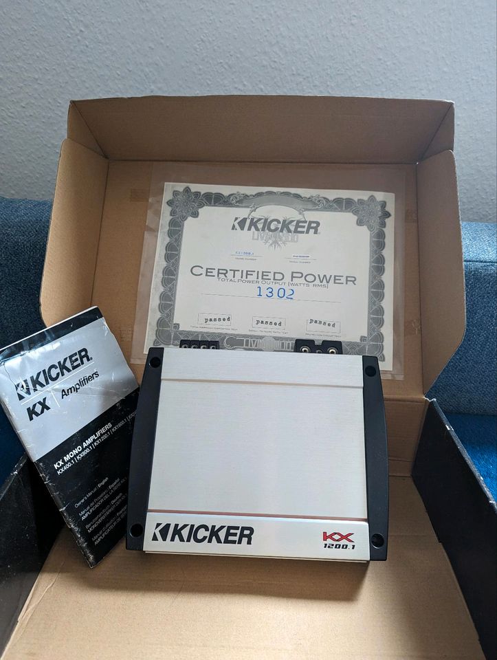 Kicker KX 1200.1 Endstufe in Steinbach