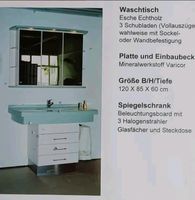 Waschtisch mit Spiegelschrank Baden-Württemberg - Fichtenberg Vorschau