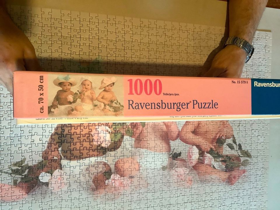 Puzzel 1000 Teile Puzzle Ravensburger Gut behütet Babys in Worms