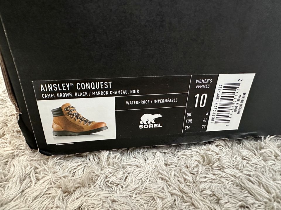 SOREL Ainsley Conquest Wanderschuh NEU 190Euro Damen 41 EU Schuhe in Ratingen