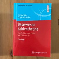 Basiswissen Zahlentheorie 3. Auflage Leipzig - Möckern Vorschau