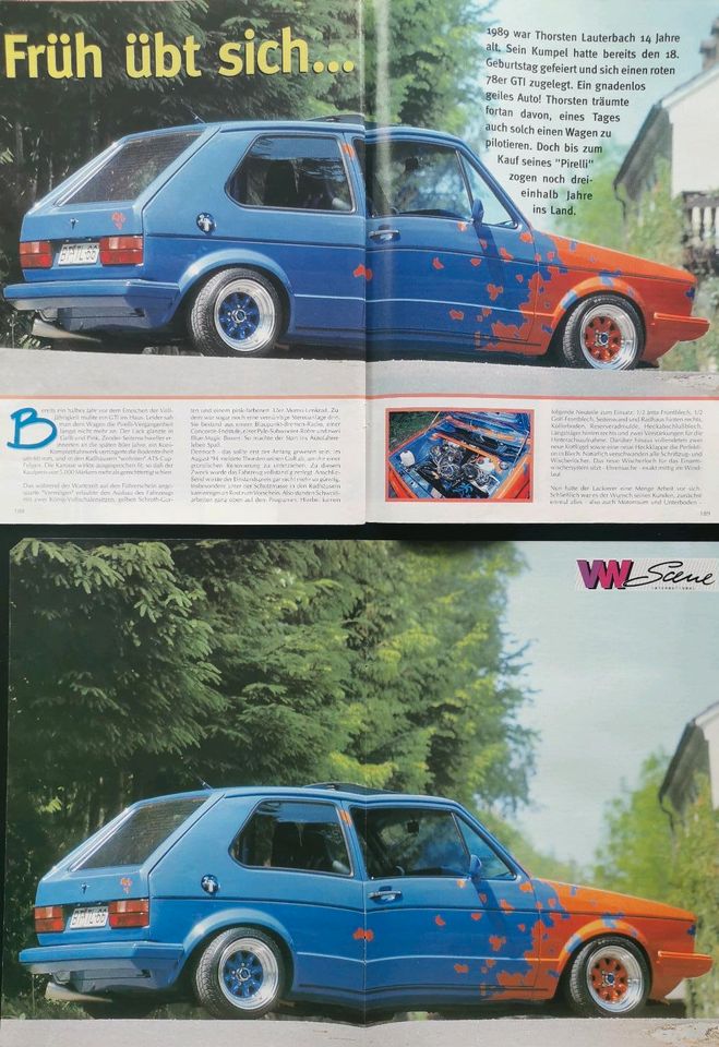 VW Golf 1 Teil 2 Tuning Berichte GTI GTO 16V G60 GL LX Breitbau in Hanau