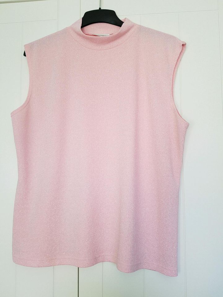 Rosa ärmelloses Shirt, XXL, in Plettenberg