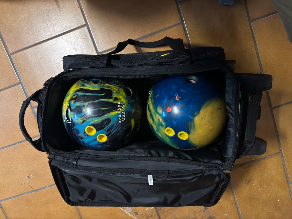 Bowlingtasche (Trolley) inkl. 2Kugeln in Leinburg