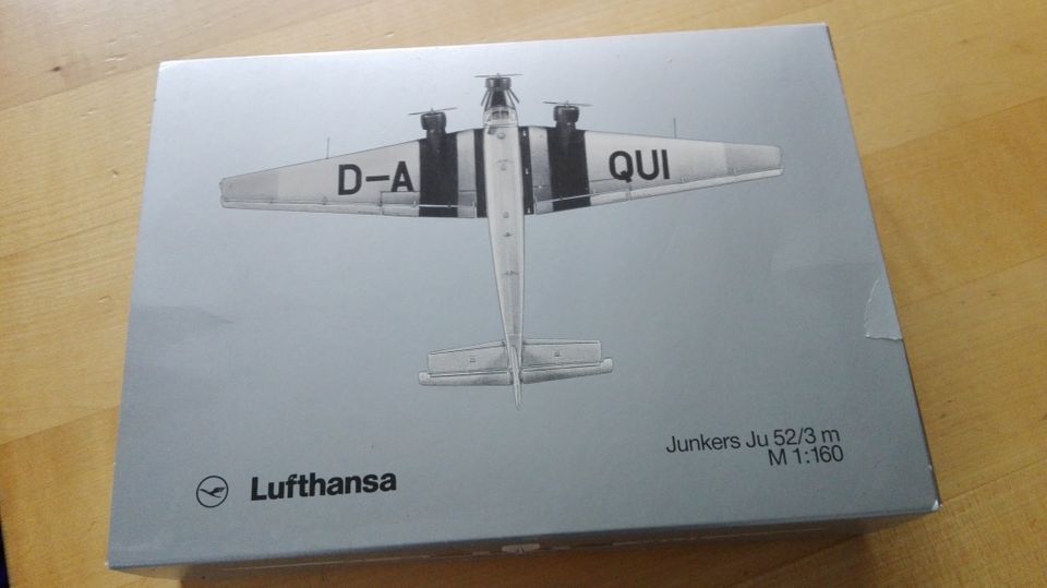 Modellflugzeug Lufthansa Junkers JU 52 in Holzheim a. Lech