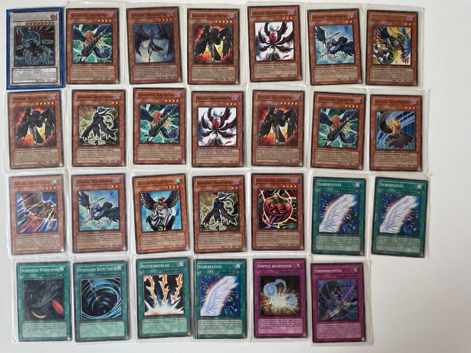 Yu-Gi-Oh Schwarzgeflügeltes Deck - Sammlerstück in Stuttgart